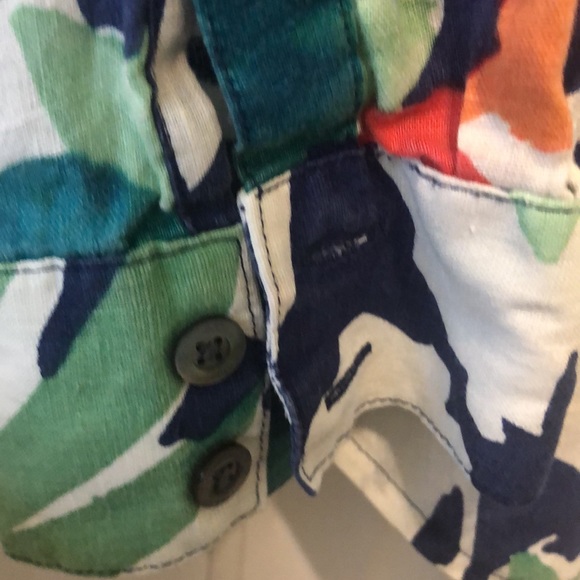 Tommy Bahama L/S Floral Linen Shirt - Picture 4 of 7